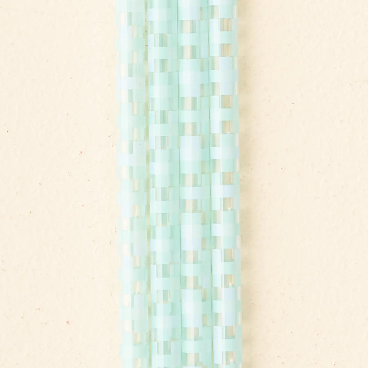 The Darling Effect - Check Blue Tumbler Straw Set (Add-On)