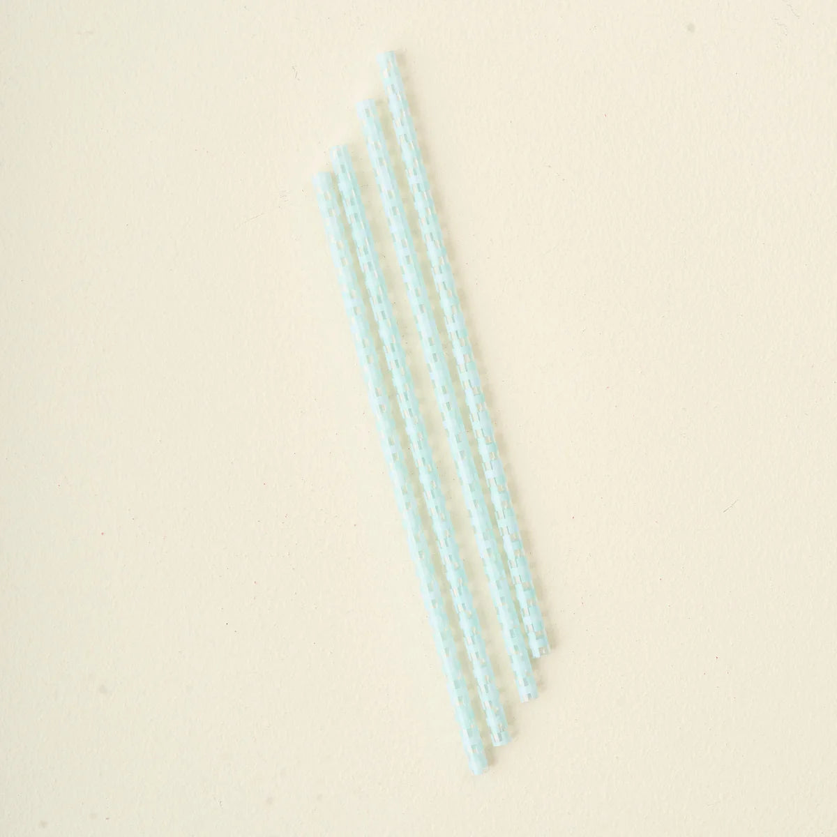 The Darling Effect - Check Blue Tumbler Straw Set (Add-On)
