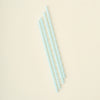 The Darling Effect - Check Blue Tumbler Straw Set (Add-On)