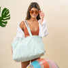 The Darling Effect - Aqua Palm Terry Tote Bag (Add-On)