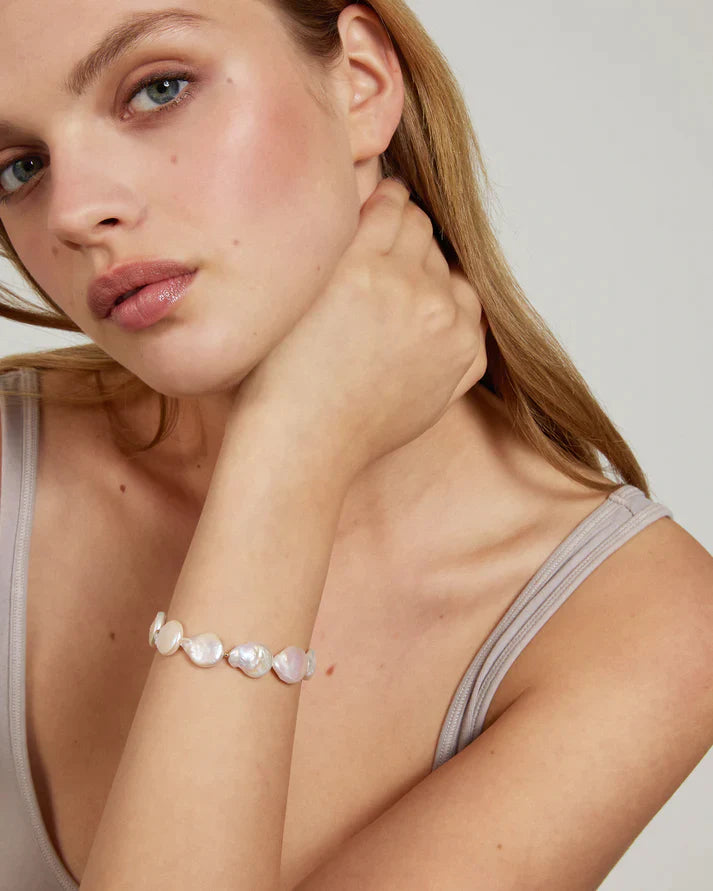 Bryan Anthonys - Grit Baroque Pearl Statement Bracelet 14K Gold - (Add-On)
