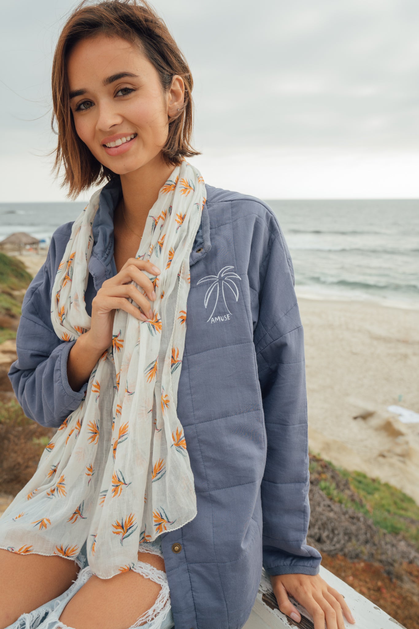 Block + Ink - The Birds of Paradise Scarf (N)