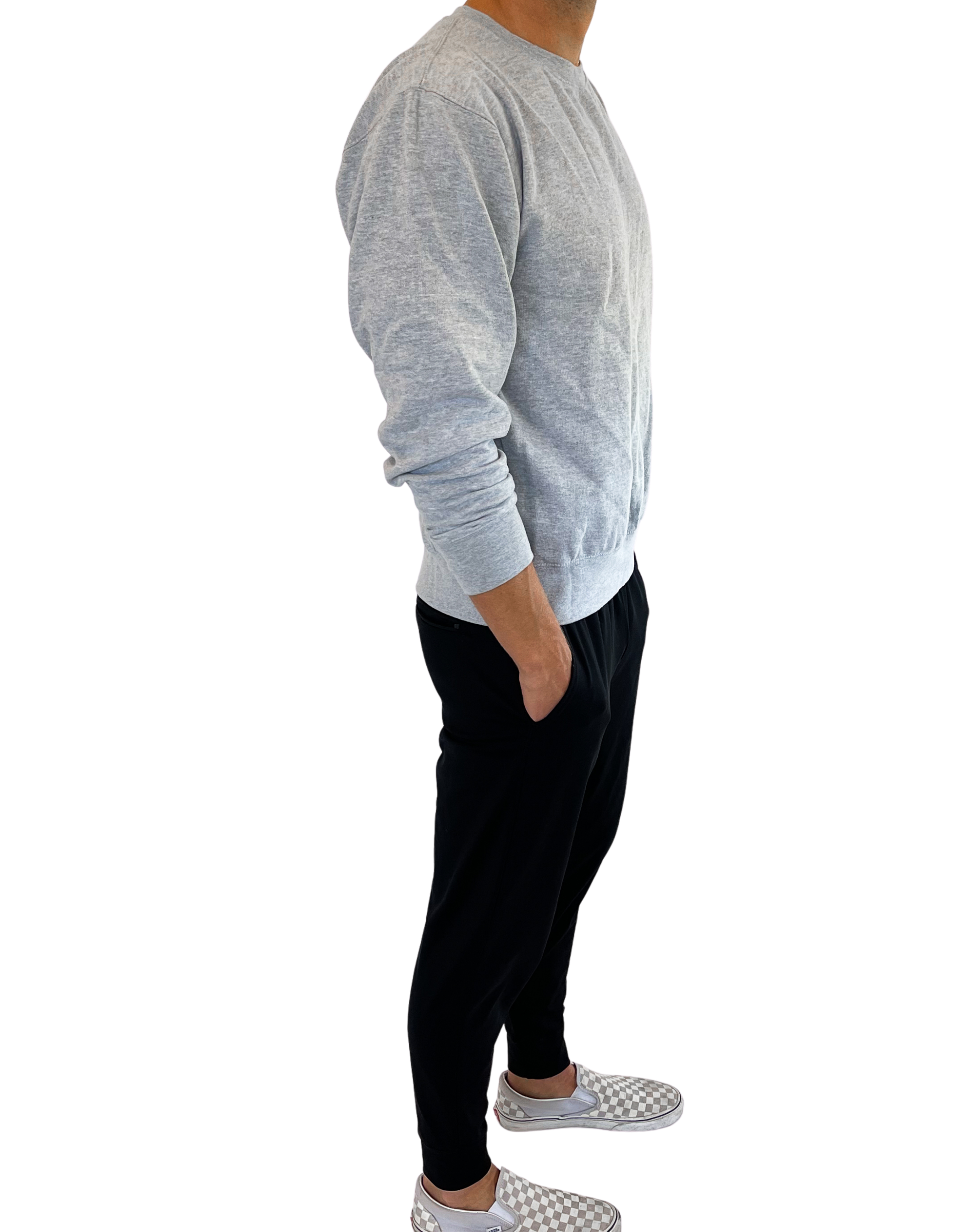 Cutlass - Golden Hour Crew Fleece - Heather Grey (Add-On)