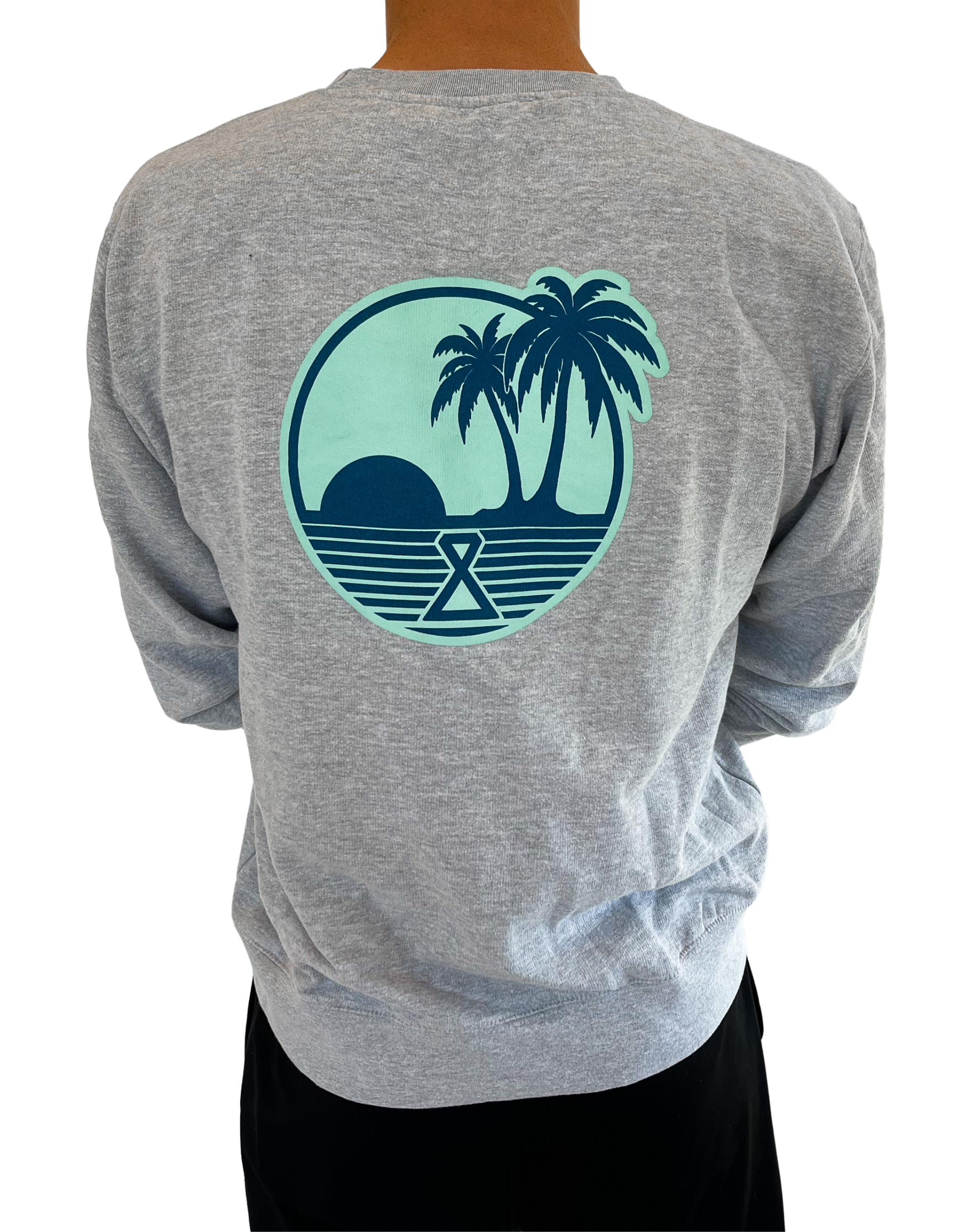 Cutlass - Golden Hour Crew Fleece - Heather Grey (Add-On)