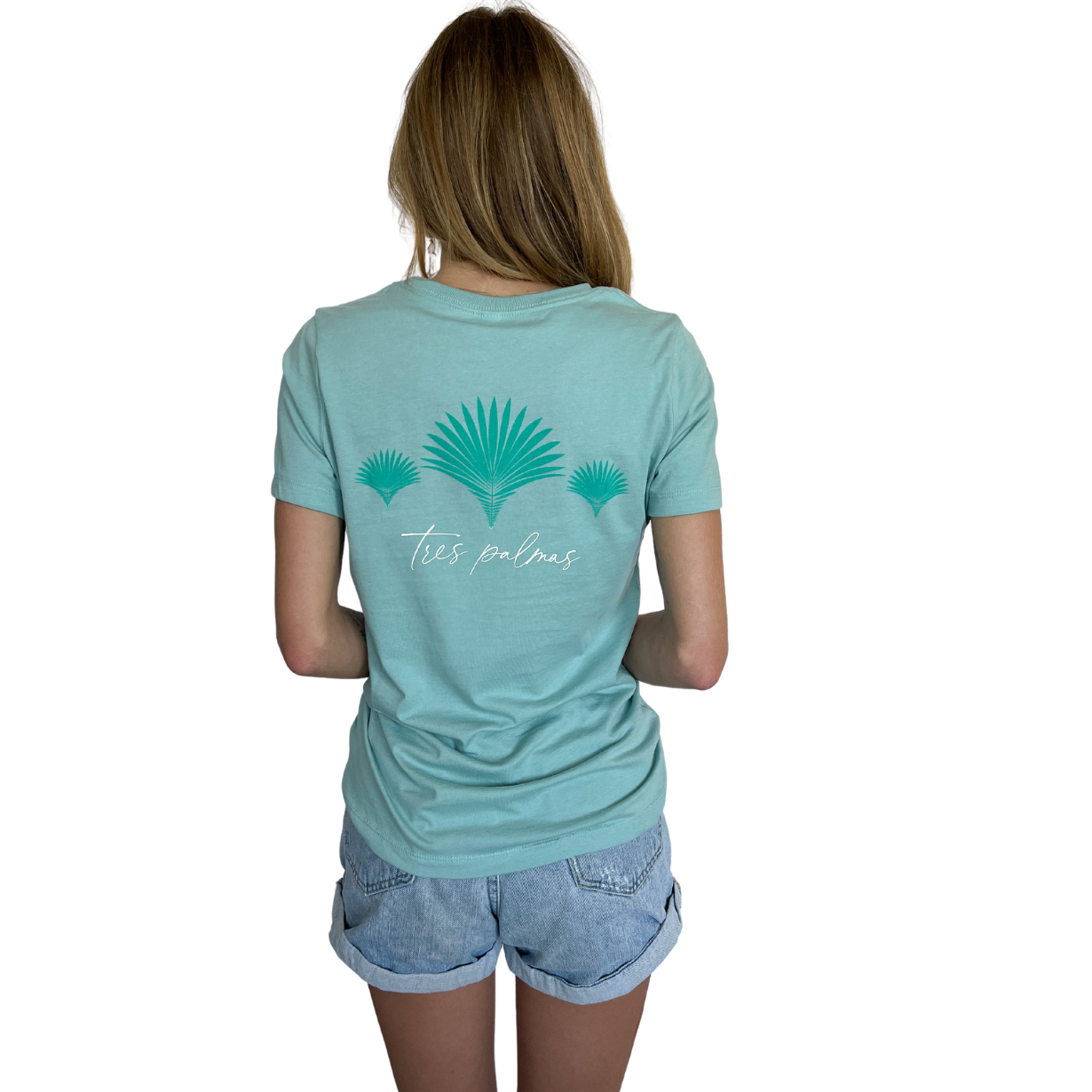 Tres Palmas Tee - Dusty Blue (Add-On)