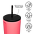 Corkcicle - Cold Cup - 24oz Paradise Punch - (Add-On)