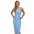 Beachly - Capri Ribbed Dress - Seaside Blue (Add-On)