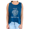 Beachly - Amor Tropical Tank - Mineral Navy