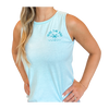 Beachly - Seas The Day Tank - Maya Blue