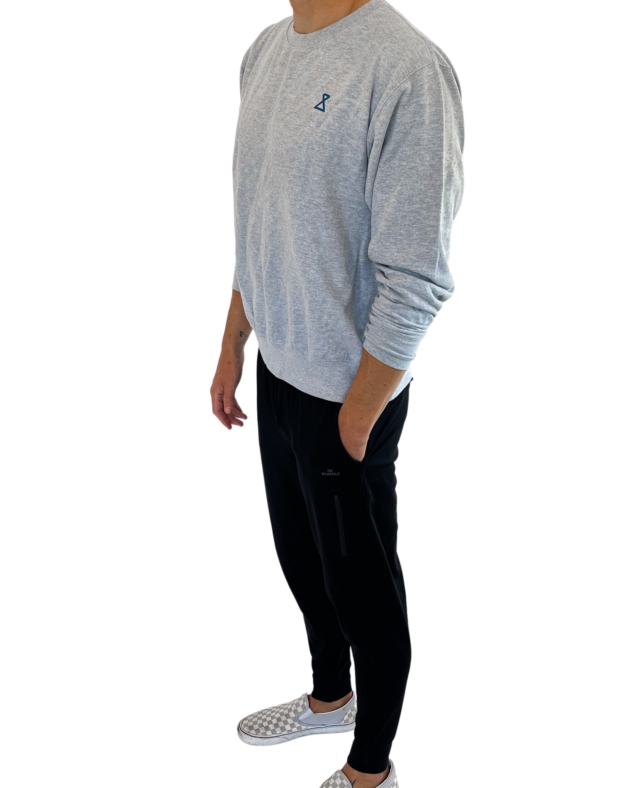 Cutlass - Golden Hour Crew Fleece - Heather Grey (Add-On)