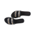 Salt + Umber - Bayside Double Banded Shell Slide - Black (Add-On)