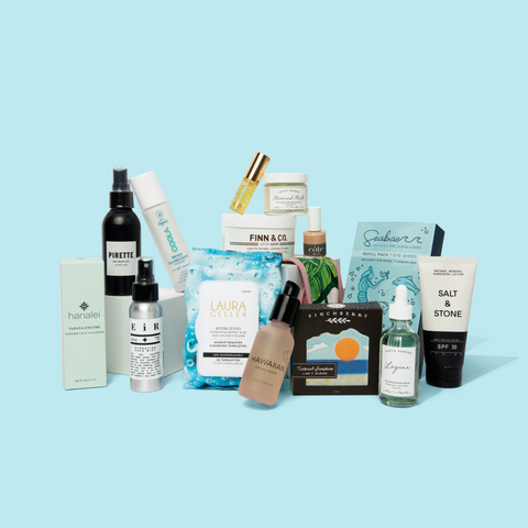 6 + BONUS store Beachly Beauty Box Products