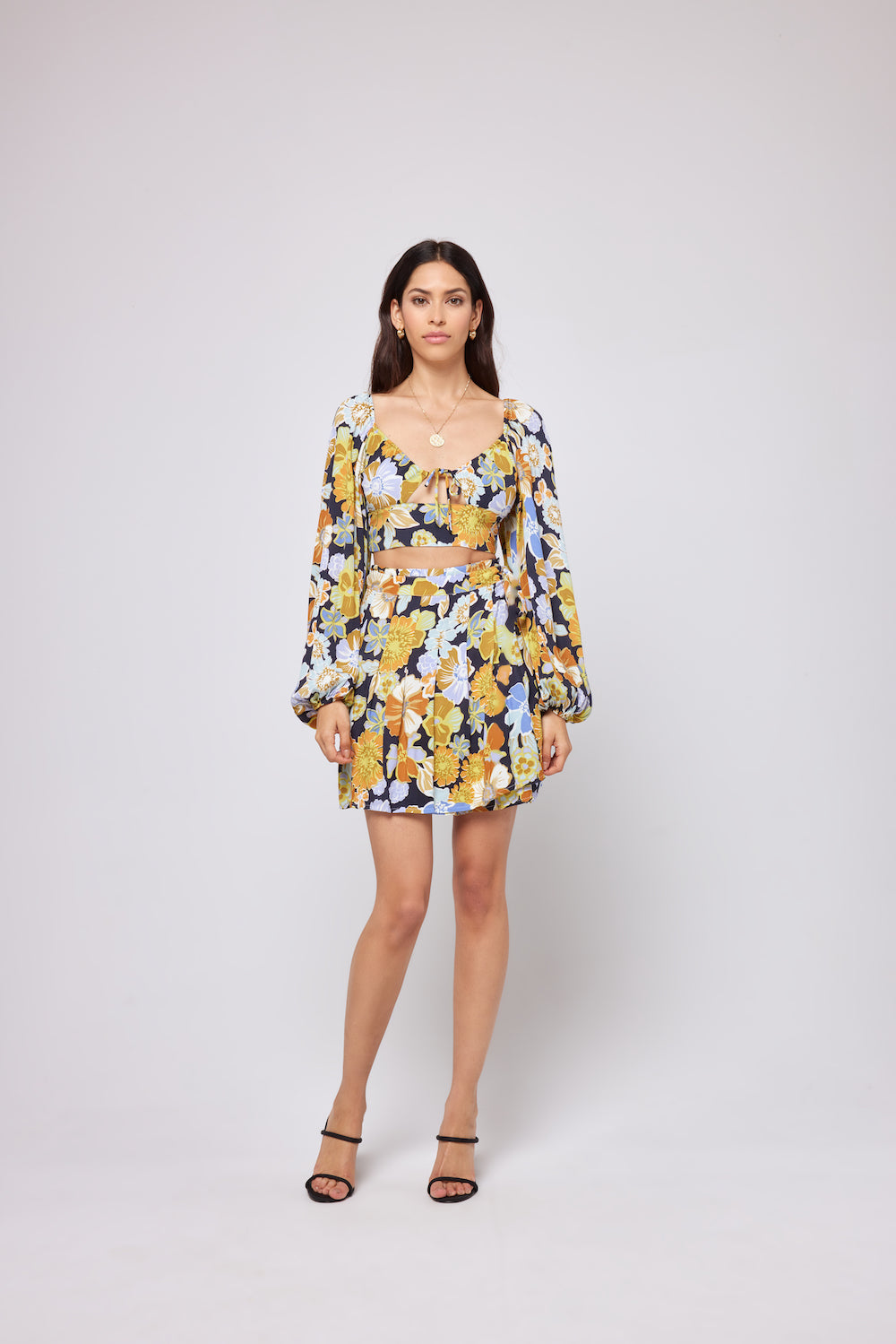 L Space - Printed Daphne Top - Sugar And Spice Floral (Add-On)