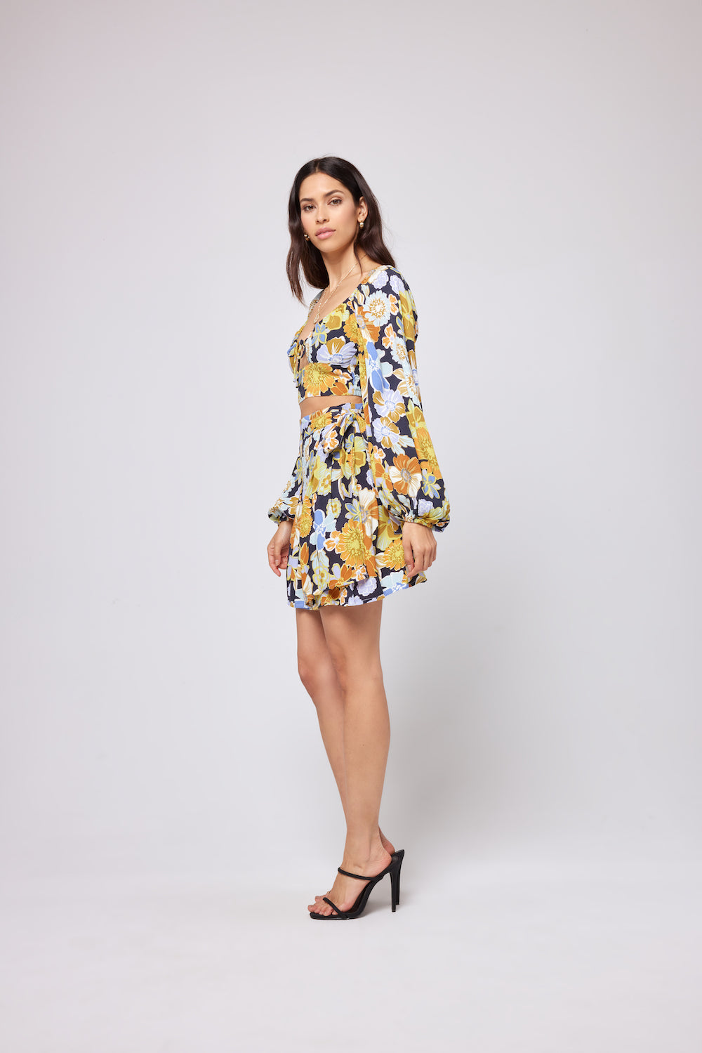 L Space - Printed Daphne Skirt - Sugar And Spice Floral (Add-On)