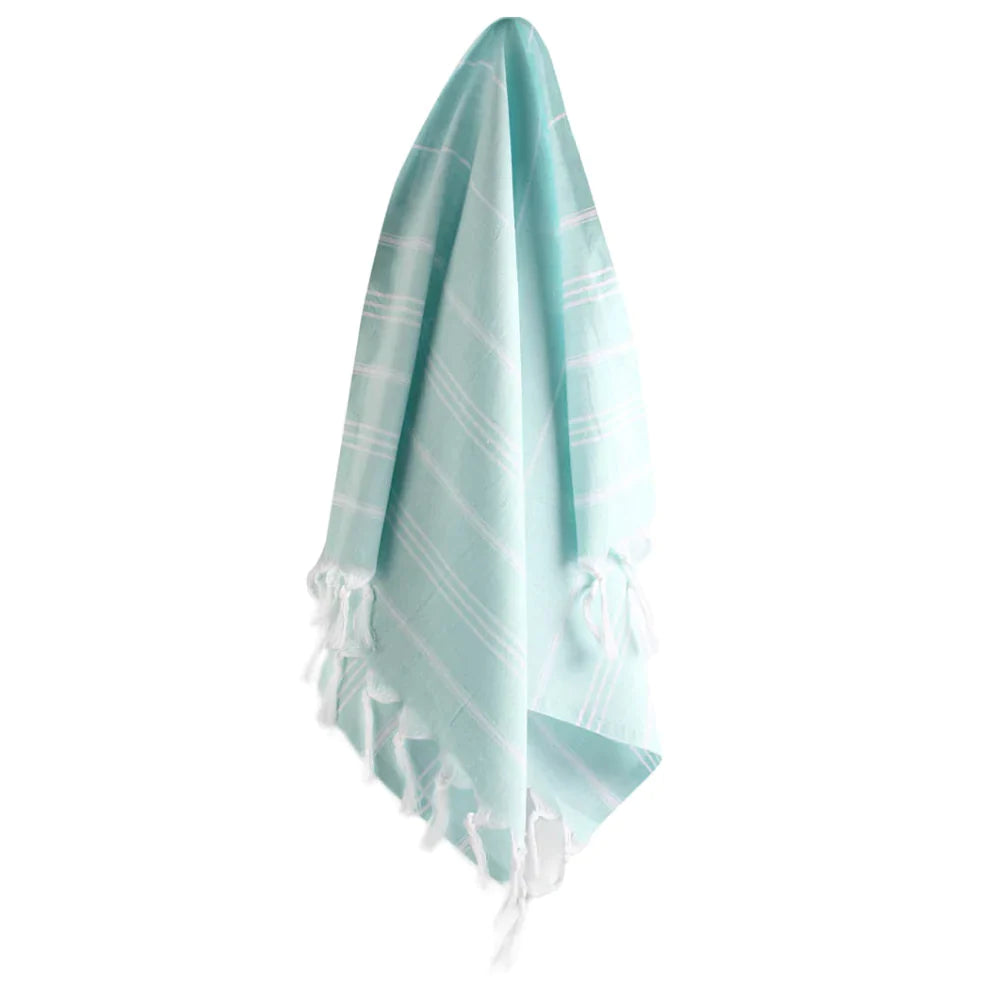 Shaka Love - Light Teal Turkish Hand Towels Set of 2 - (Add-On)
