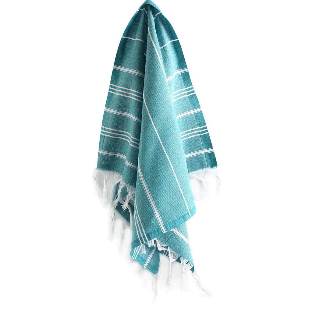Shaka Love - Aqua Turkish Hand Towels - Set of 2 (Add-On)