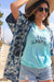 Known Supply - Hawaiian Blooms Kimono - Blue
