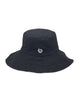 Womens - Reversible Bucket Hat - Classic Bucket Hat - Hibiscus Vintage Washed Black