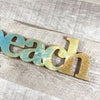 Coastal Coasters - Handmade Wood + Resin Beach Sign (Add-On)