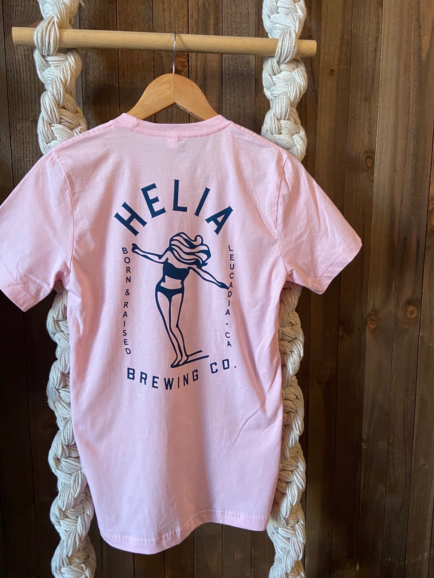 Helia Brewing Co. - Born & Raised Tee - Pink (Add-On)