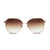 Diff Eyewear - Jane Sunglasses - Gold Brown Gradient Sharp