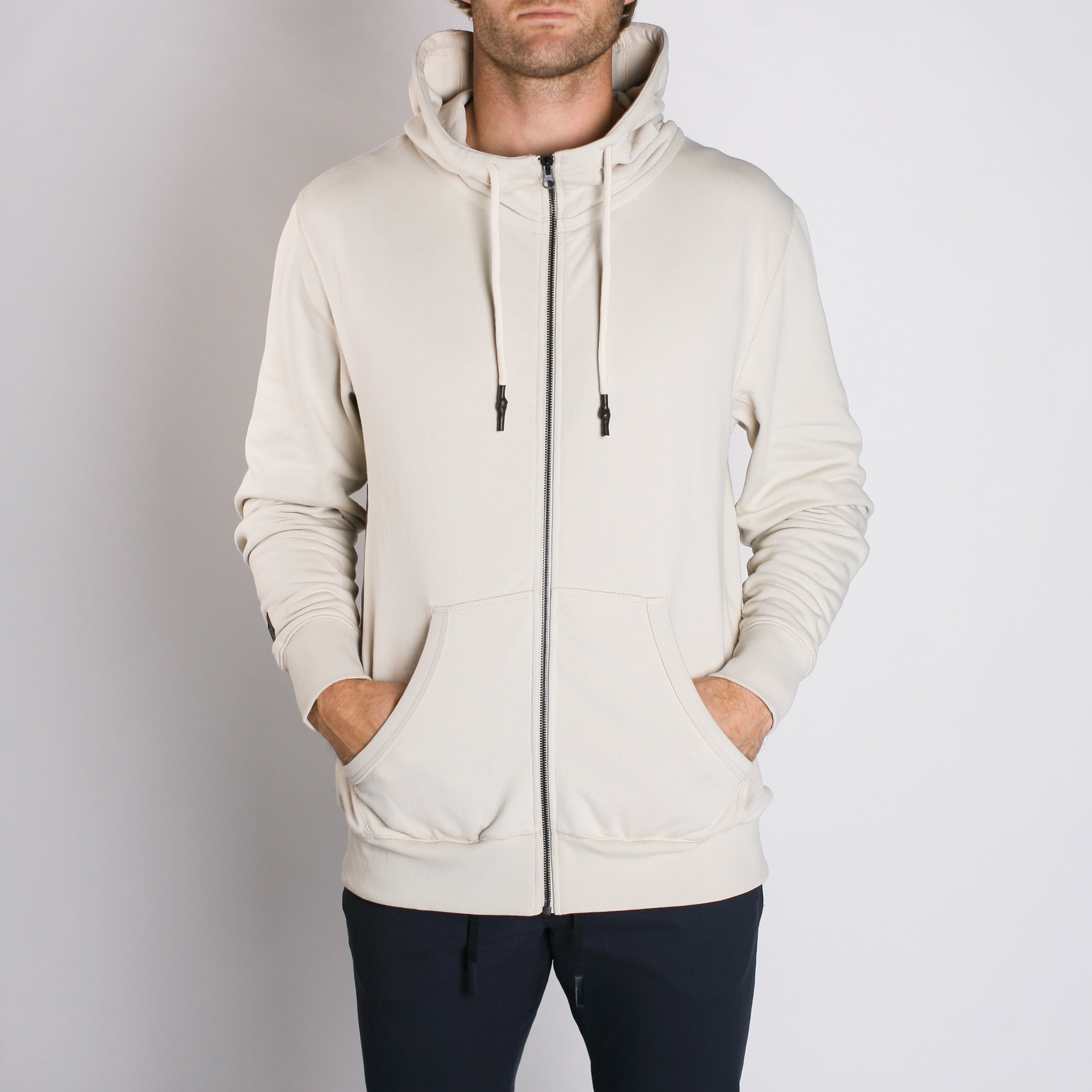 Imperial Motion - Mills Zip Up Sweatshirt - Oatmeal (Add-On)