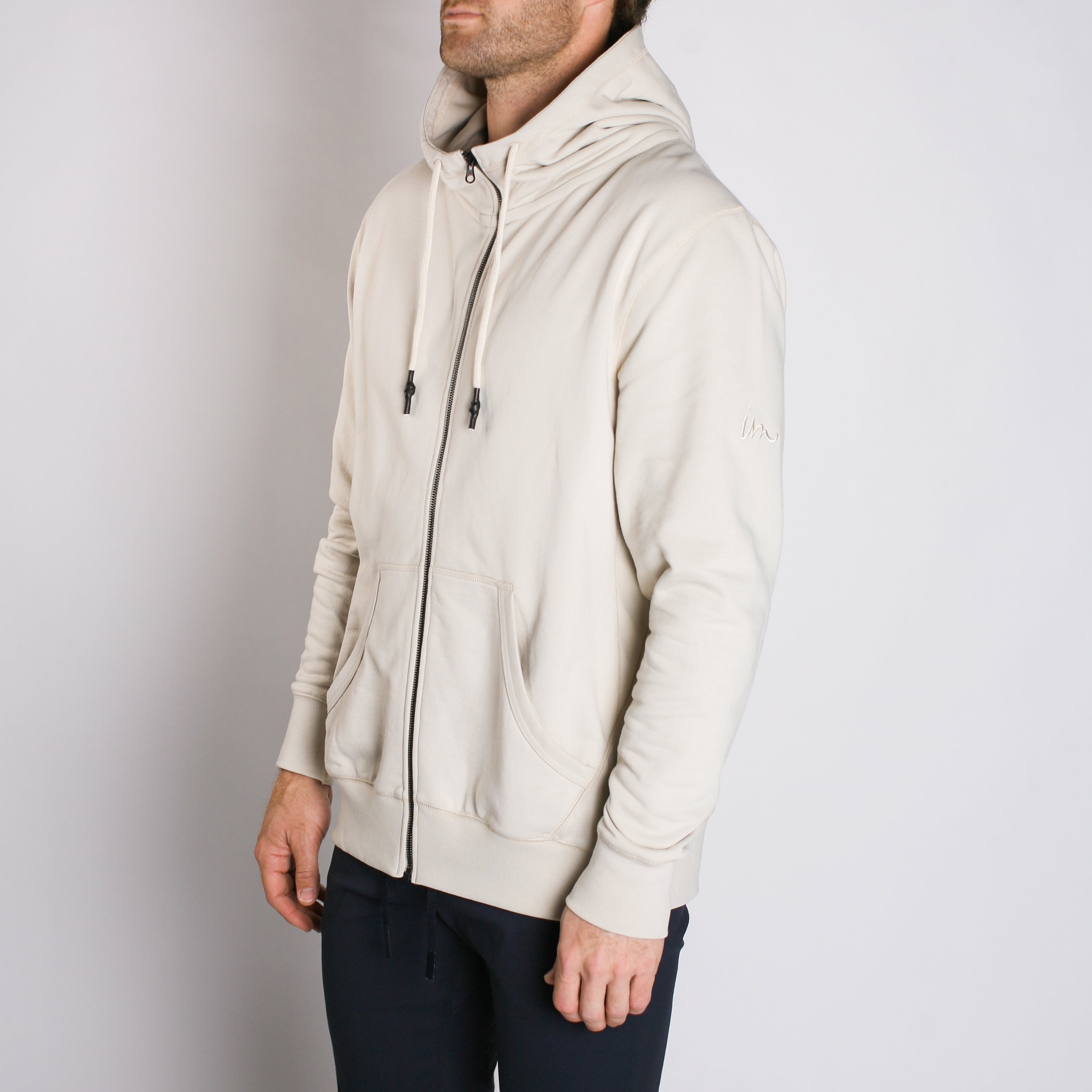 Imperial Motion - Mills Zip Up Sweatshirt - Oatmeal (Add-On)