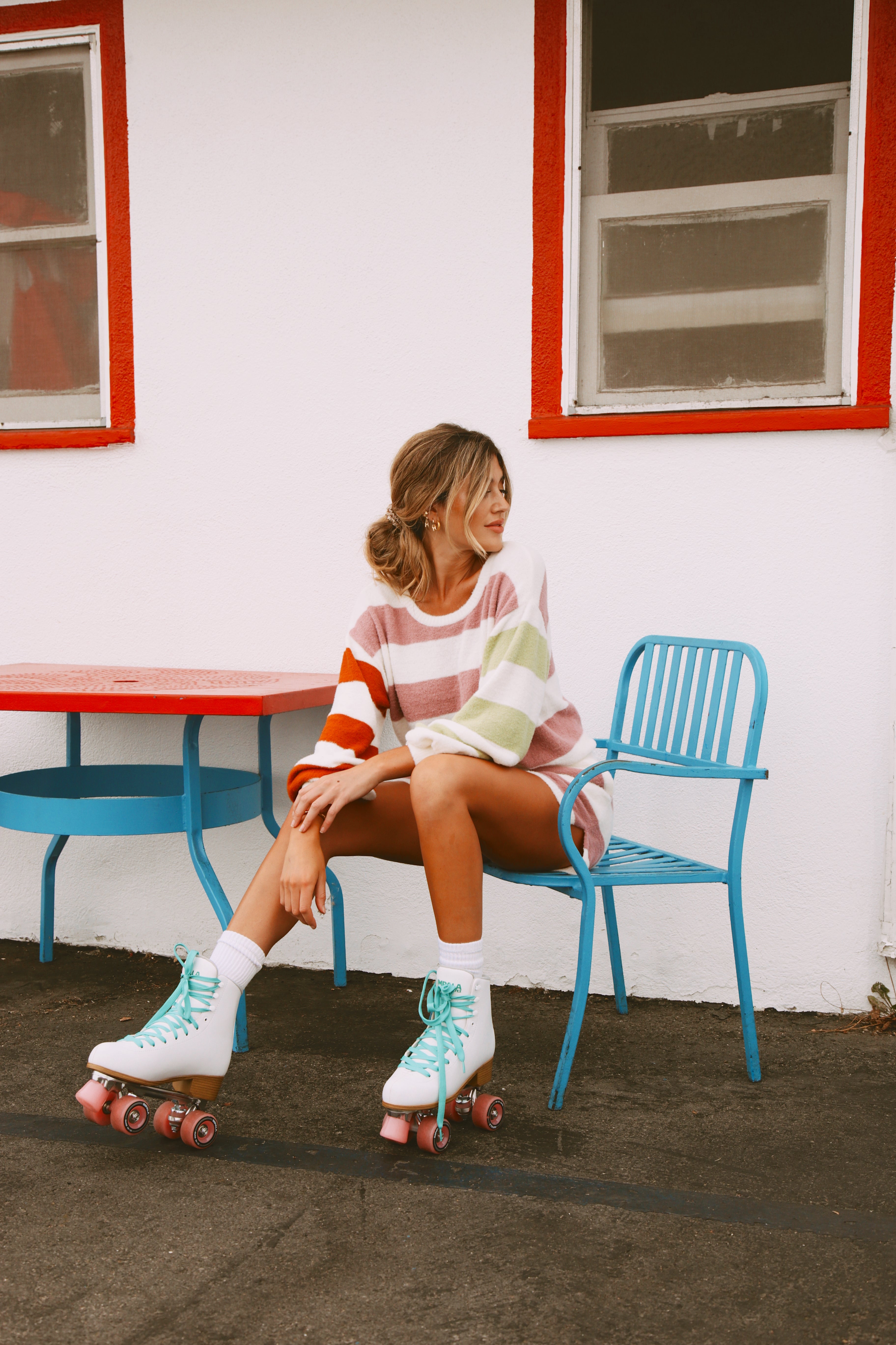 L Space - Sequoia Sweater - Sequoia Stripe (Add-On)