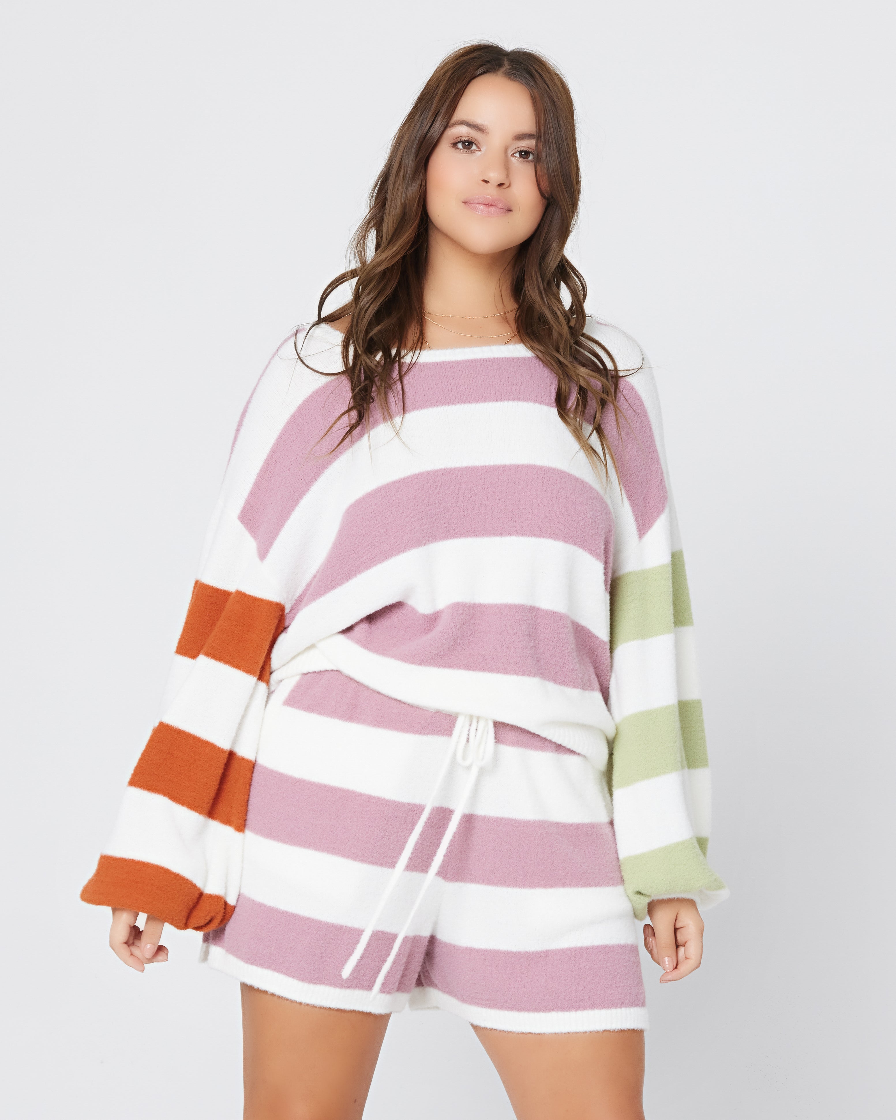 L Space - Sequoia Sweater - Sequoia Stripe (Add-On)