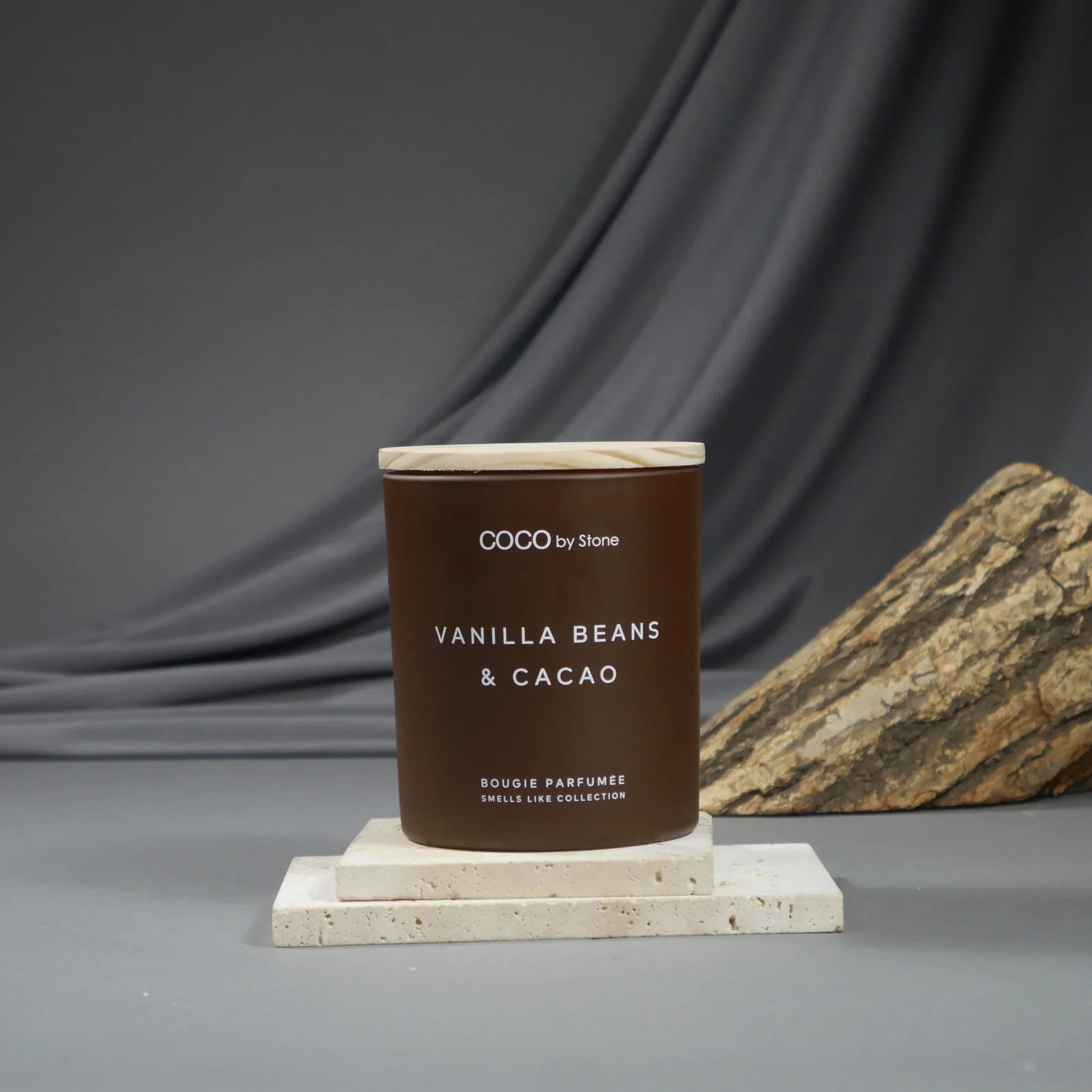 Coco By Stone - 11oz Smells Like Vanilla Beans & Cacao Candle - (Add-On)