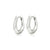 Luv AJ - The Mini Delphine Hoops - Silver - (Add-On)