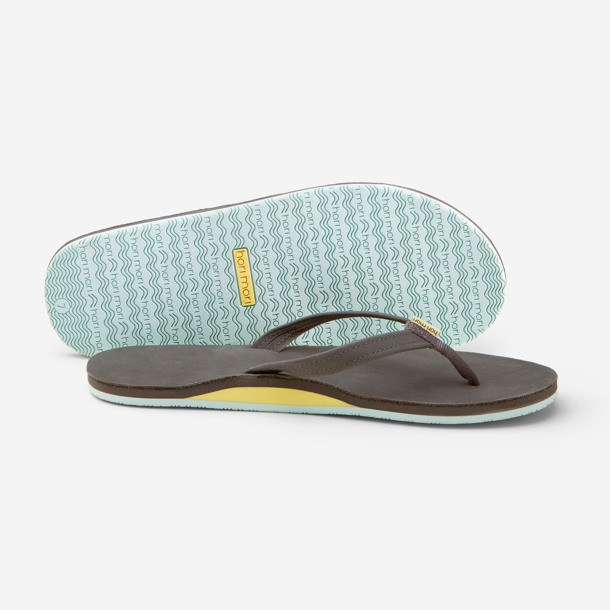 Hari Mari - Fields Sandal - Dark Gray/Aqua (Add-On)