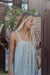 Sisstrevolution - Myla Woven Tank Dress - Blue Mist (Add-On)