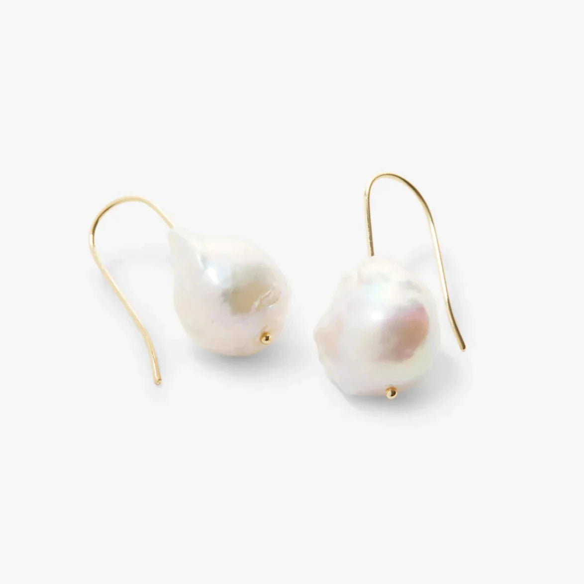 Bryan Anthonys - Grit Baroque Pearl Drop Earring 14K Gold - (Add-On)