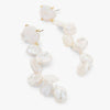Bryan Anthonys - Grit Flake Pearl Statement Earrings 14K Gold - (Add-On)