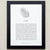 Bryan Anthonys - Breathe Illustration With Meaning 5x7 Framed Print - Black - (Add-On)