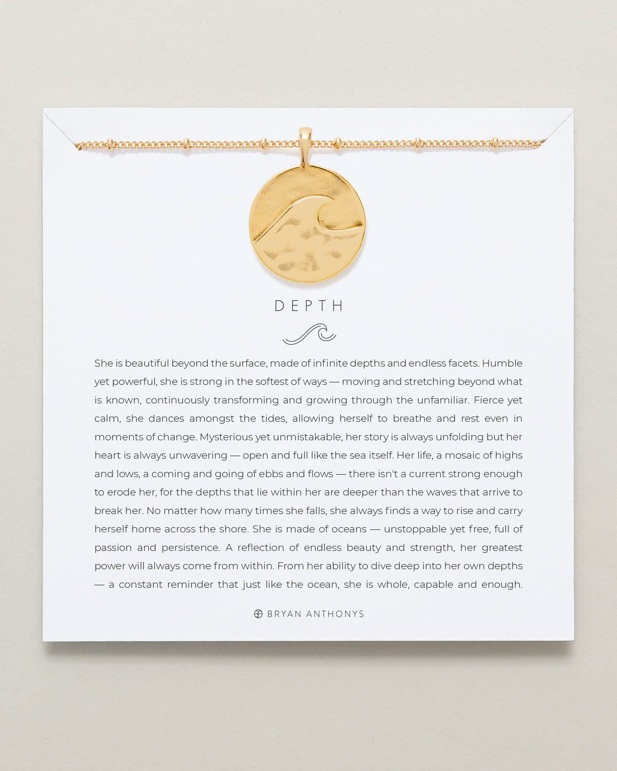 Bryan Anthonys - Depth Necklace - Gold (Add-On)