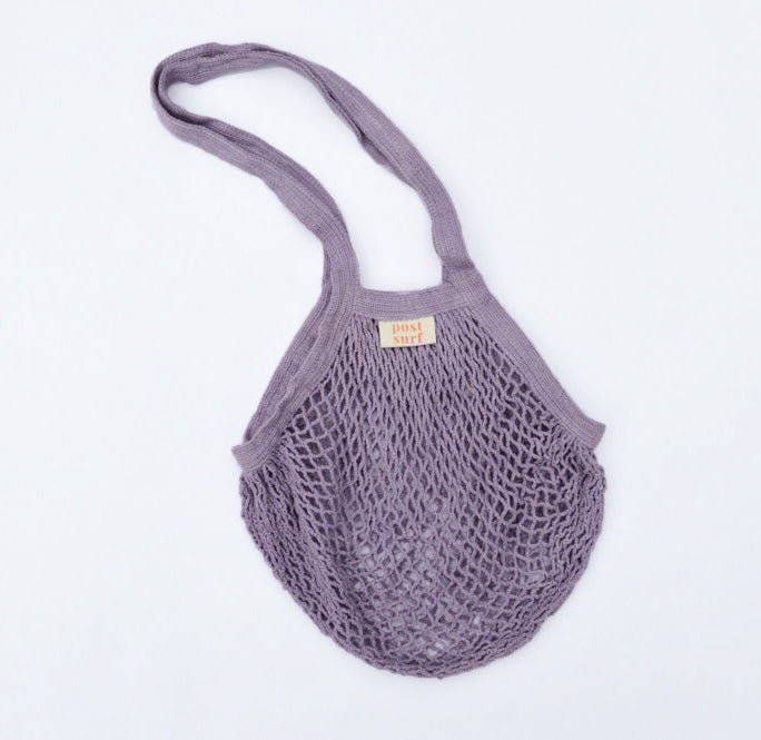 Post Surf Collective - Plant Dyed String Beach Bag - Lavender (Add-On)