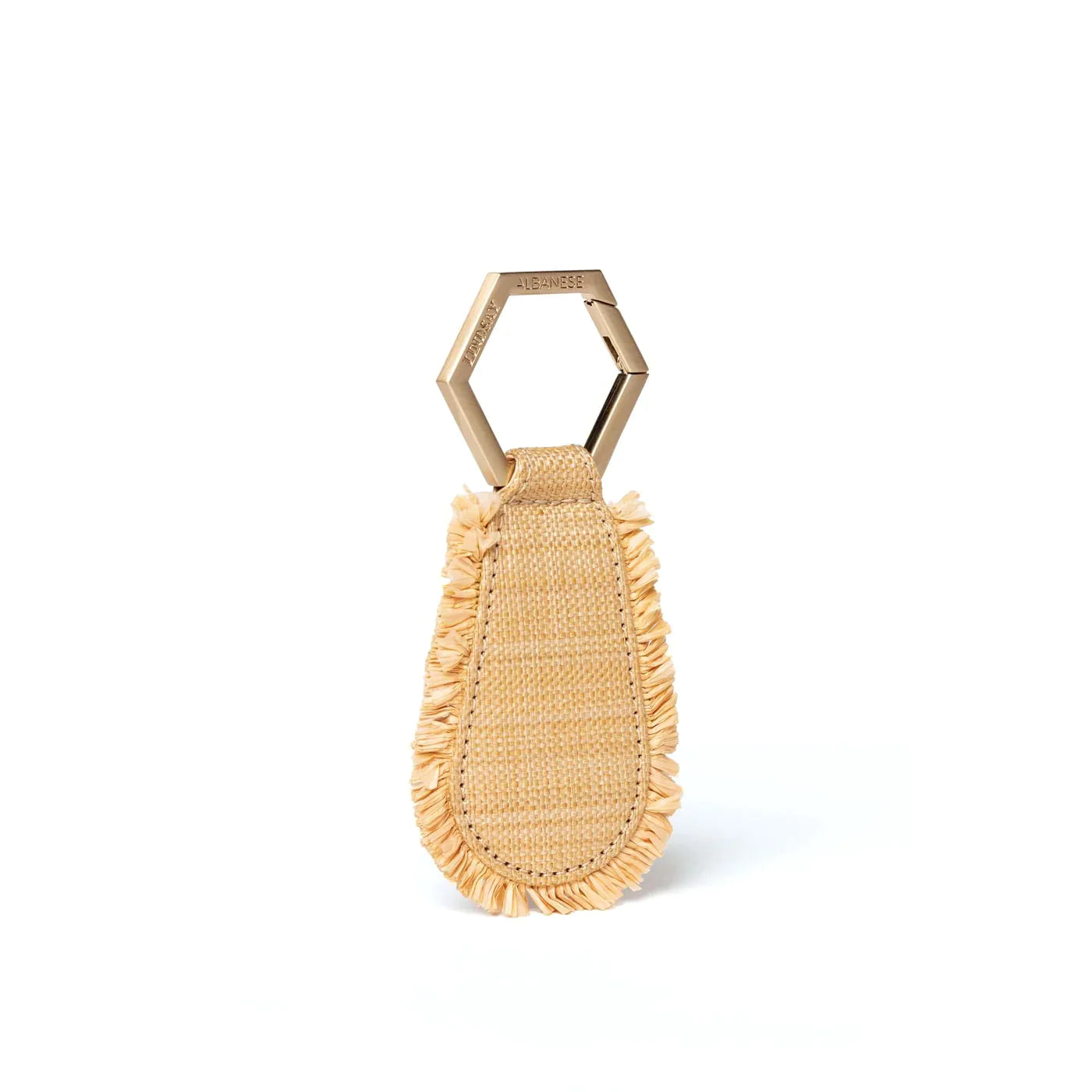 TopTote - The Fray Hat Clip - Natural Raffia W/ Gold (Add-On)