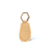 TopTote - The Fray Hat Clip - Natural Raffia W/ Gold (Add-On)