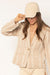 Amuse Society - Nova Hat - White Cap (Add-On)