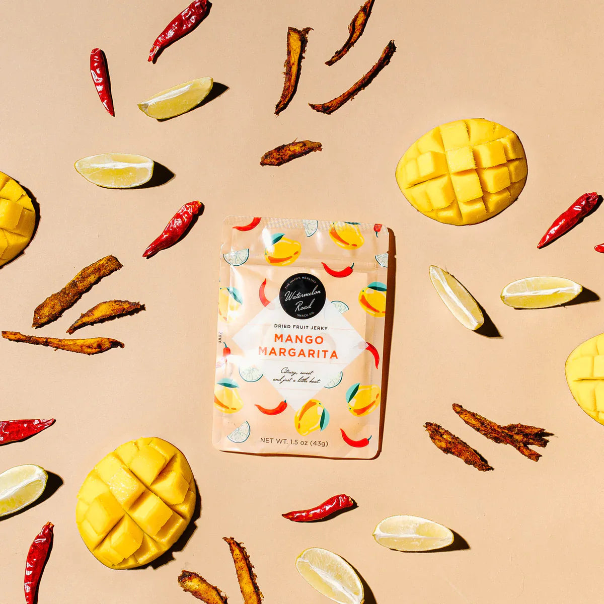 Watermelon Road - Mango Margarita Dried Fruit Jerky - (Add-On)