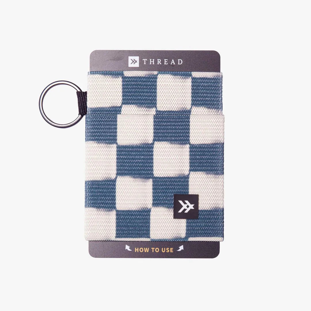 Thread Wallets - Faded Check Elastic Wallet - (Add-On)